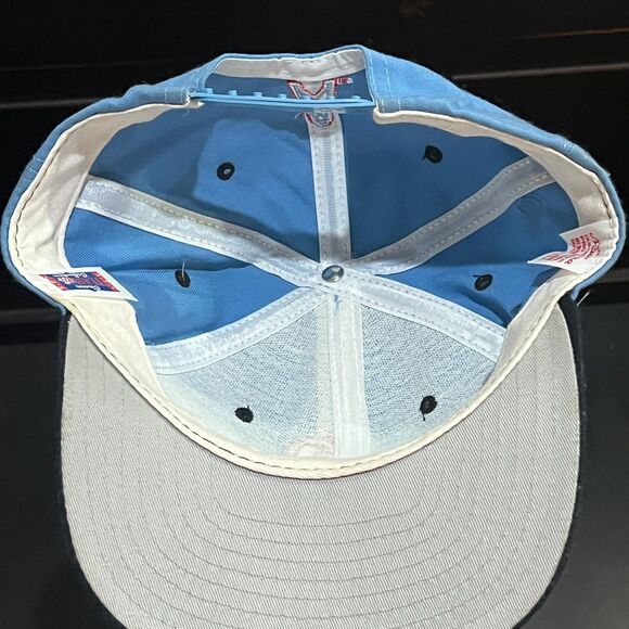 NWT Vintage 90s New Era Houston Oilers Snapback Hat Classic Team Made in USA - Picture 9 of 11